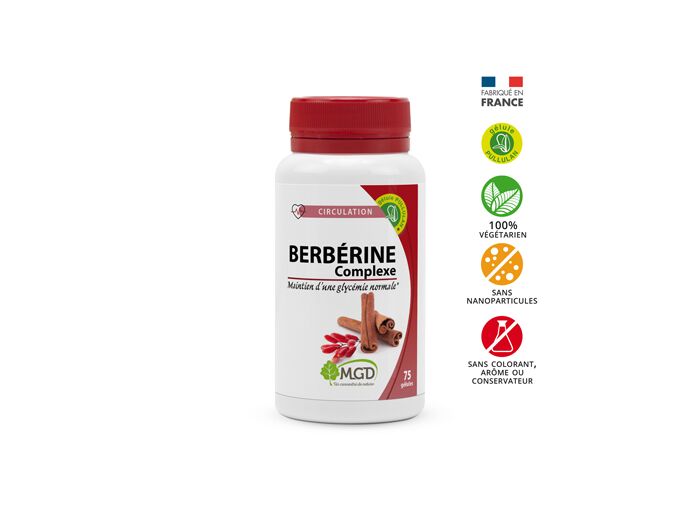 MGD : Complexe Berberis 75 gel 345 mg (Berberine)