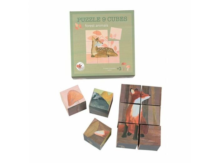 Puzzle Cubes Forêt 9 pcs