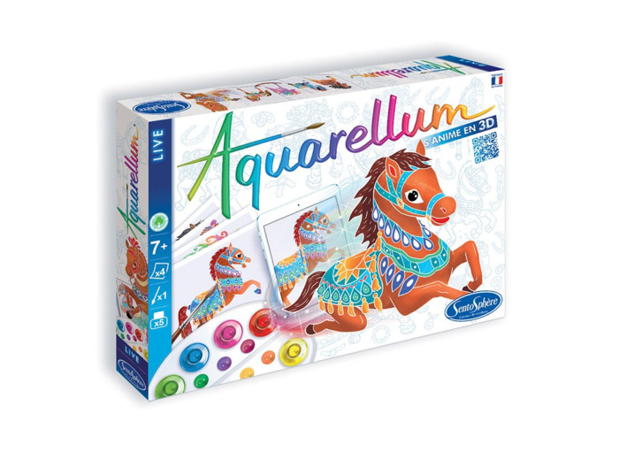 Aquarellum live - Chevaux 3D