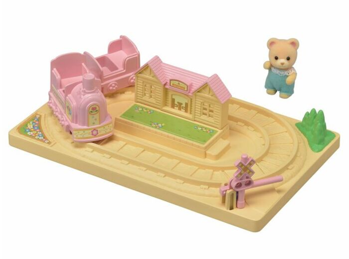 Le train tchou-tchou et bébé ours Sylvanian