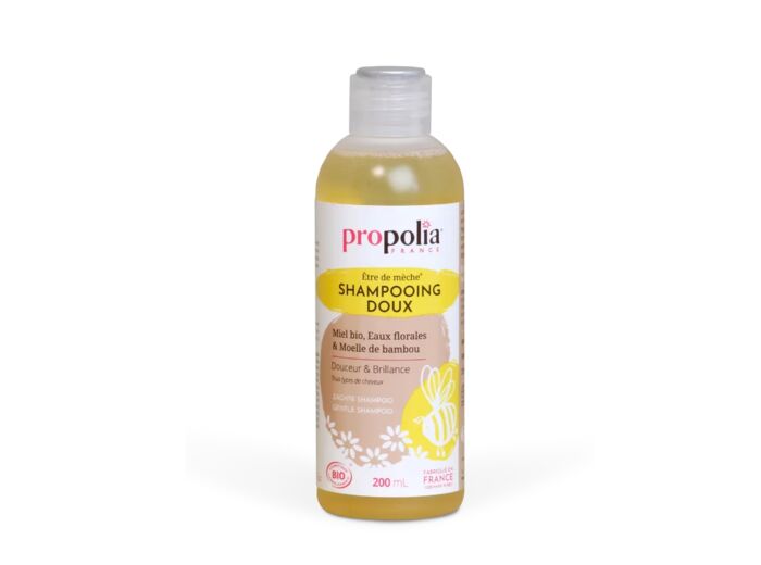 Manino : Propolia Shampoing Doux Miel Bambou Bio 200 ml