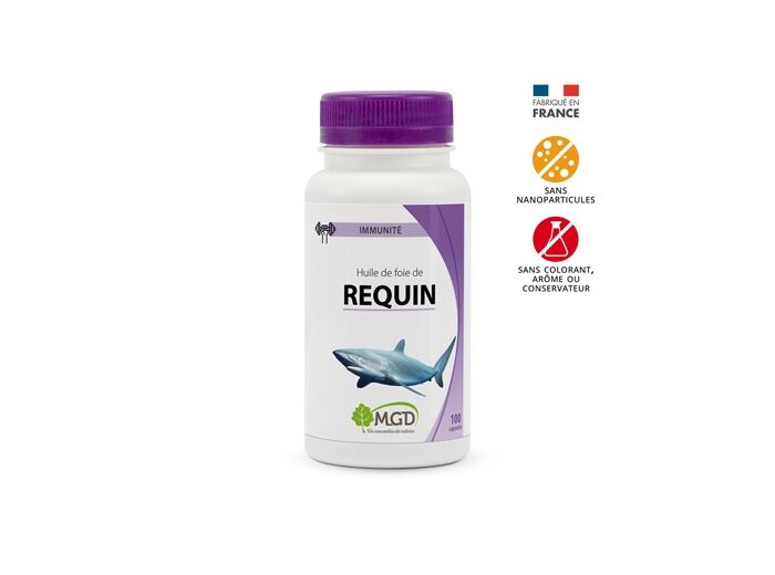 MGD : Requin Foie Huile 100 caps 500 mg