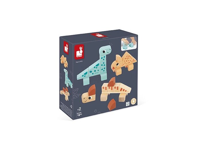 JANOD - J05833 - DINO - CUBIKOSAURUS JEU DE CONSTRUCTION