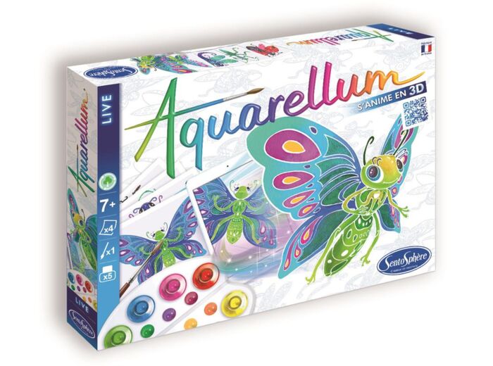 Aquarellum live - Insectes 3D