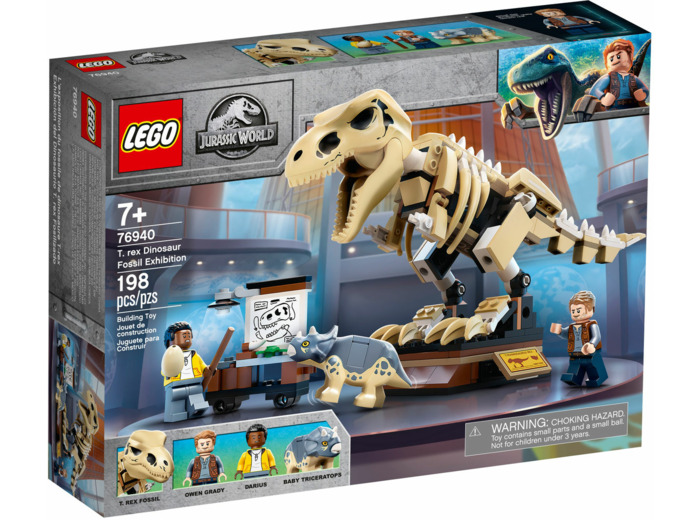 Lego Jurassic World - L'exposition du fossile du T. Rex - 76940