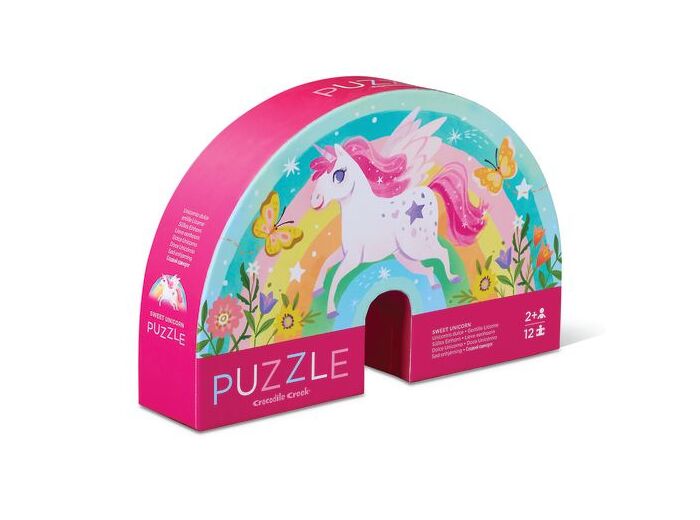 Puzzle Crocodile Creek - Sweet Unicorn - 12 pcs