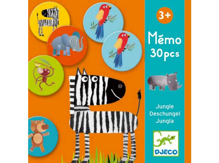 Jeux Éducatifs - Mémo Jungle