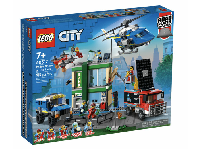 Lego City - La course-poursuite de la police à la banque - 36260317LEG