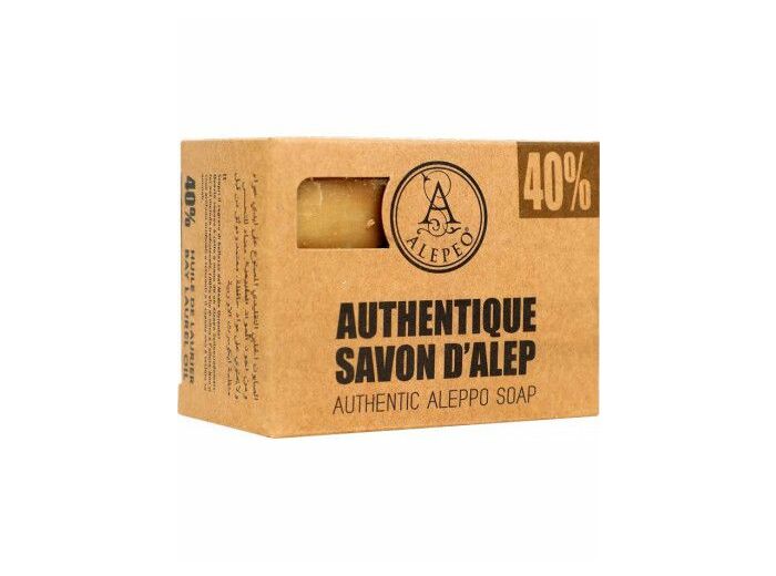 Claraline : Savon d'Alep Cosmos Biologique 40% Huile de Laurier 200 g