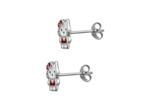 BOUCLES D'OREILLES ENFANT EN ARGENT HELLO KITTY