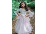 Robe de princesse rose dorée 5-6 ans