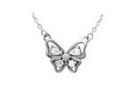 COLLIER EN ARGENT PAPILLON