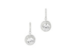 BOUCLES D'OREILLES SOLITAIRE PENDANT