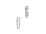 CREOLES EN ARGENT SERTIES DE PIERRES 1,7 MM