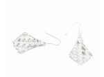 BOUCLES D'OREILLES EN ARGENT LOSANGE