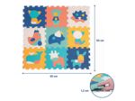 Tapis de jeu 9 dalles animaux Ludi