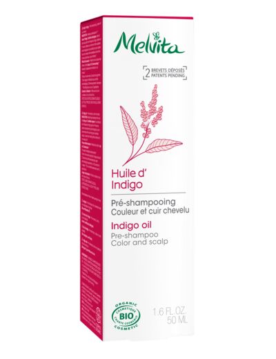 Melvita : Huile d'Indigo pré-shampoing Bio 50 ml