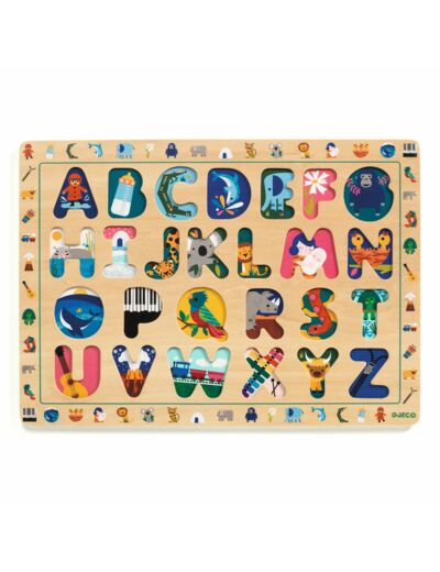 Puzzle Djeco - ABC International - 24pcs - DJ01808