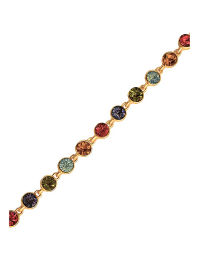 BRACELET DORE MULTI COULEURS