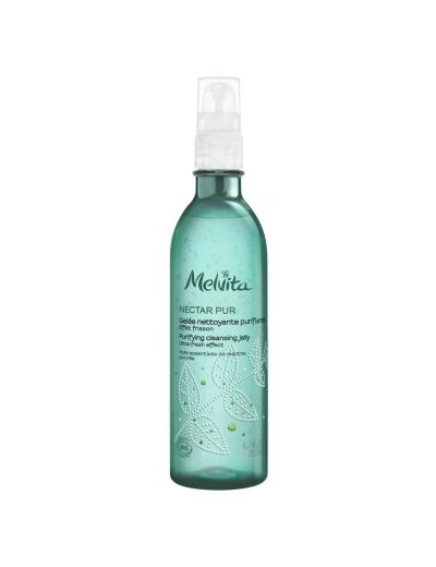 Melvita : Nectar pur gelée nettoyante purifiante 200 ml