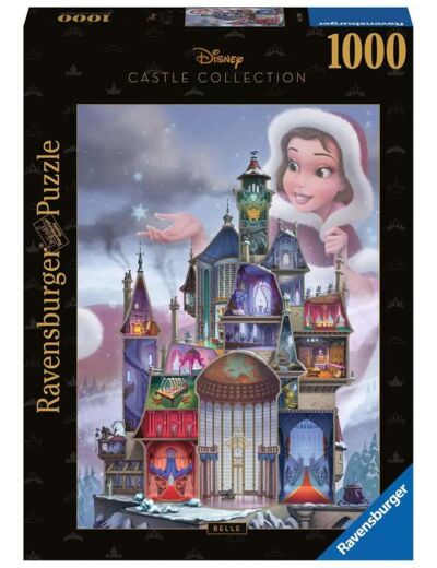 Puzzle 1000 pièces - Châteaux Disney : Belle