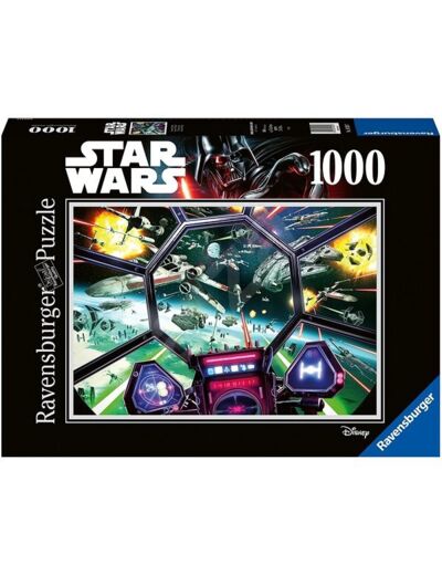 Puzzle Ravensburger - Star Wars cockpit van het TIE fighter - 1000 pcs - 169207