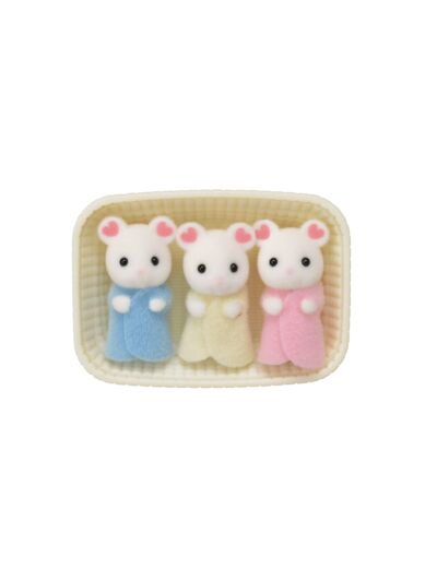 Triplés Souris Marshmallow Sylvanian