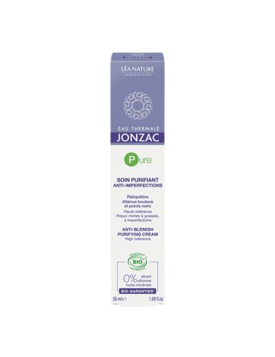 Jonzac : ETJ Pure - Soin Purifiant anti-imperfections 50 ml