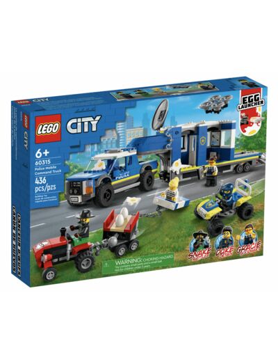 Lego City - Le camion de commandement mobile de la police - 36260315LEG