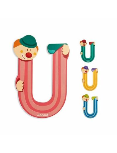 Janod - Lettre clown U