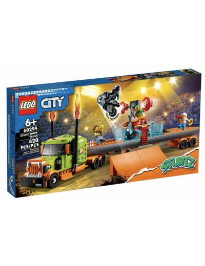 Lego City - Le camion de spectacle des cascadeurs - 36260294LEG