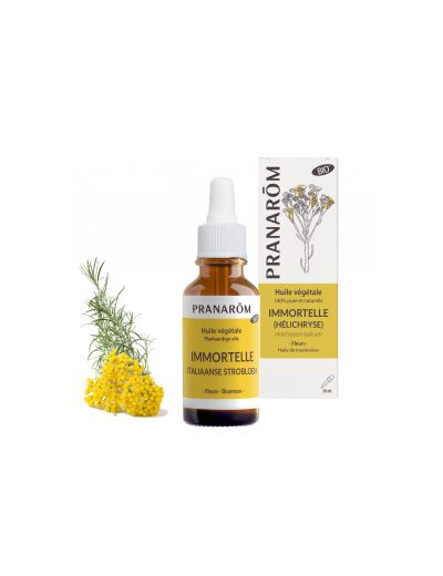 Pranarom-Huile végétale Immortelle Bio 30 ml