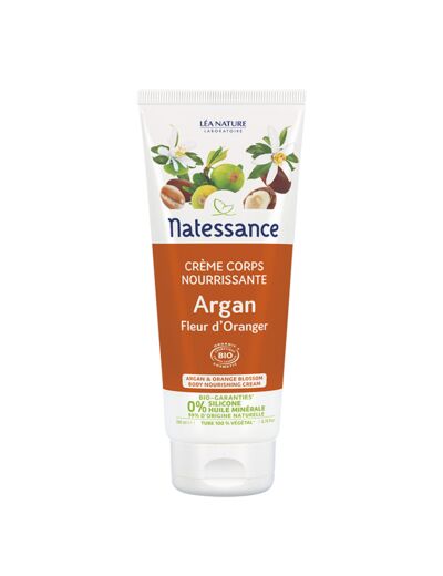 NATESS Crème de Douche Argan Fleur d'Oranger 500 ml