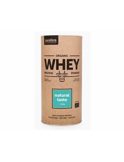 Purasana-Whey Protéine Petit Lait sans lactose 400 gr