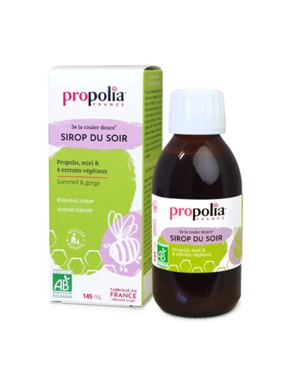 Manino : Propolia Sirop du Soir Bio 145 ml