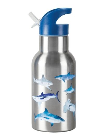 Gourde en acier inoxydable - Requins