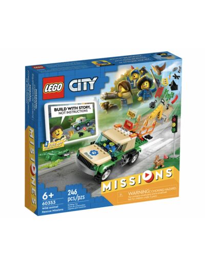 Lego City - Mission de sauvetage des animaux sauvages - 60353