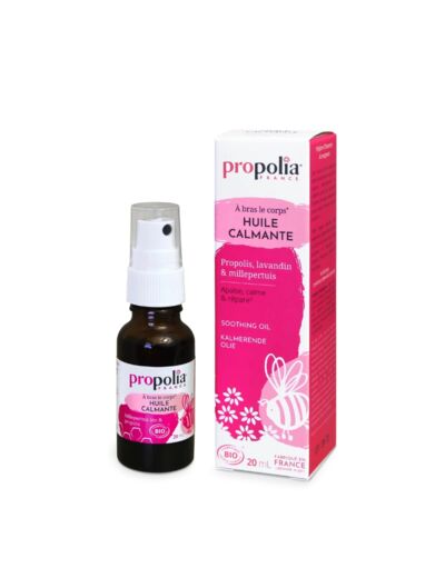 Manino : Propolia Huile Calmante Bio Propolis Lavandin Millepertuis 20 ml