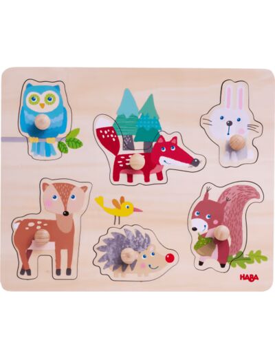 Puzzle Haba - Animaux de la forêt - 6 pièces