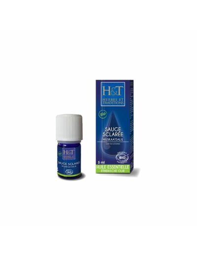 Herbes & Traditions : Huile essentielle SAUGE SCLAREE BIO 5 ml