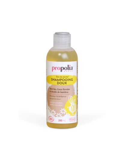 Manino : Propolia Shampoing Doux Miel Bambou Bio 200 ml