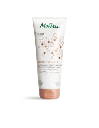 Melvita : Nectar de Miel : lait fondant réconfortant 200 ml