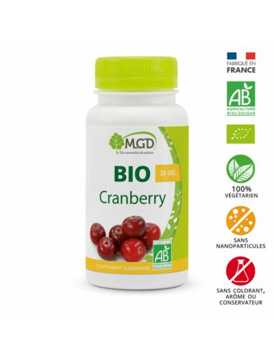 MGD : Bio Cranberry 360 mg 30 gel