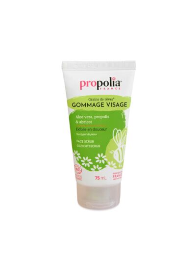 Manino : Propolia Gommage Visage Bio Aloe Vera Poudre Noyaux Abricots Propolis 5