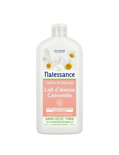 NATESS Crème de Douche Lait d'Anesse Camomille 500 ml