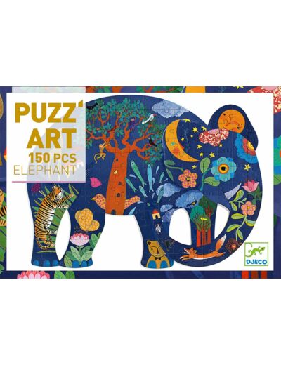 Puzz'Art - Eléphant - 150 Pcs