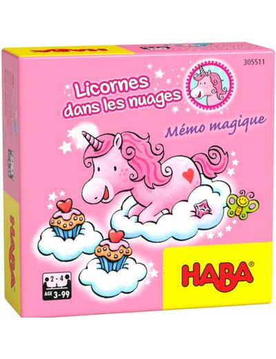 Licornes dans les nuages - Mémo magique