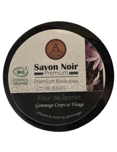 Claraline : Savon Noir Cosmos Biologique Fleur de Jasmin 250 g