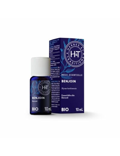 Herbes & Traditions : Huile essentielle BENJOIN BIO 10 ml