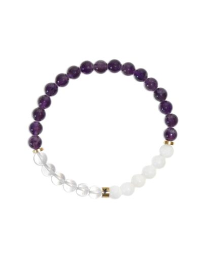 Claraline : Bracelet Chakra Couronne Perles